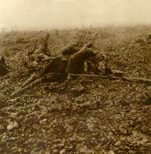 1916年法国北部凡尔登战役后，在304山丘上阵亡的士兵 作者 不明
