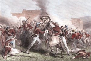 1858年4月15日，印度兵变，阿德里安·希望准将去世 作者 不明