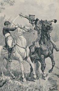 路易王子在萨尔费尔德逝世，1806年，1896年。 作者 不明