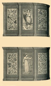 西餐厅的装饰，南肯辛顿博物馆，1881年，c1865。 作者 不明