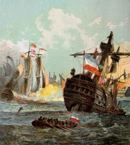 击败荷兰舰队，1666年c1850年代 作者 不明
