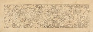 交织的动物和植物的设计，18-19世纪。 作者 不明