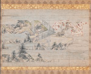 摘自《漫长的故事》中的一卷《秋天的夜晚》。 1400。 作者 不明