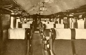 餐车，伦敦米德兰和苏格兰铁路，1930年。 作者 不明