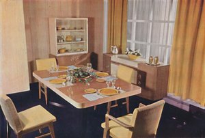 鸟巢枫木餐厅小组，1942年。 作者 不明