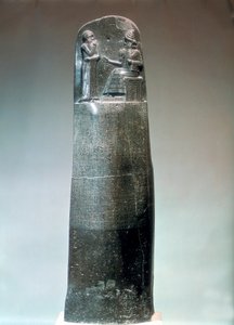 迪奥石碑刻有汉mura拉比法律，公元前18世纪 作者 不明