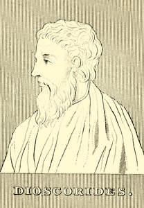 Dioscorides，c40-90 AD，1830。 作者 不明