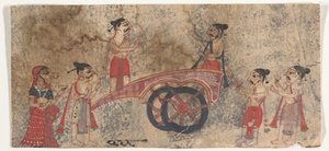 关于战车的争论》，1650-60。 作者 不明