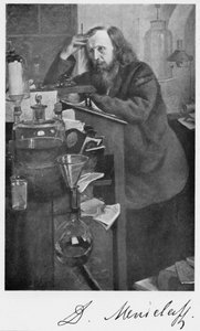 Dmitiri Ivanovich Mendeleyev 1834-1907，俄罗斯化学家，c1900年代 作者 不明
