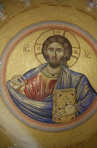 Dome of the Katholikon Greek orthodox church in the Church of the Holy Sepulchre, Jerusalem, Israel 作者 不明