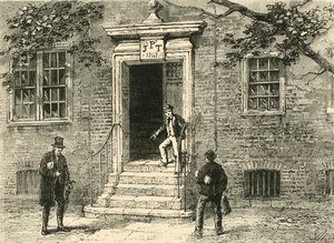 Staples Inn，c1872的门口。 作者 不明
