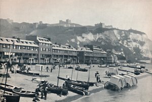 多佛-游行，展示多佛城堡，1895年 作者 不明