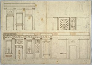 绘画，室内设计，1800–1820年 作者 不明