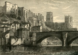 达勒姆（Durham）来自河，1898年。 作者 不明