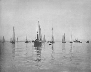1897年，纽约湾清晨。 作者 不明