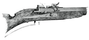 1590年，来自彭斯赫斯特（Penshurst）的早期比赛caliver，大约于1880年 作者 不明