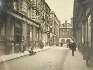 伦敦Jewin街东端，约1920年 作者 不明