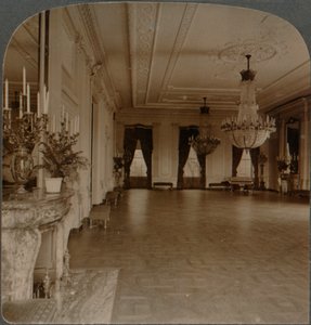 东厅，举行招待会，白宫，华盛顿特区，c1900 作者 不明