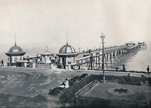 伊斯特本-码头，1895年 作者 不明