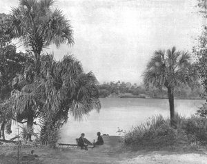 Eau Gallie，美国佛罗里达州印第安河，摄于1900年。 作者 不明