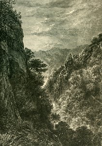 伊伯堡峡谷（Ebbor Gorge），1898年。 作者 不明