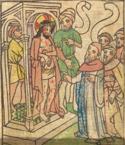 Ecce Homo[背面]，约14401450。 作者 不明