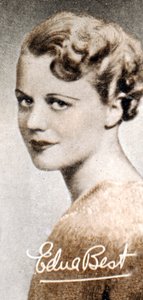 埃德娜·贝斯特（Edna Best）1900-1974年，英国舞台和银幕女演员，1935年 作者 不明