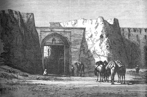 埃德加（Eedgah）或坎达哈尔（Candahar）北门，大约1880年 作者 不明