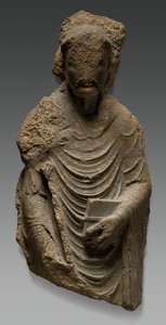 方丈雕像c。 1225。 作者 不明