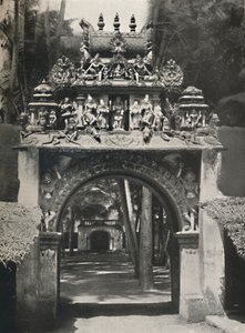 锡兰的印度教寺庙入口，1926年 作者 不明