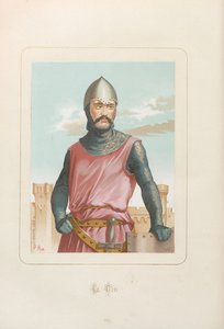 艾尔-希德-罗德里戈-迪亚斯-德-维瓦尔。选自：《古今中外名人录》，1875-1877年 作者 不明