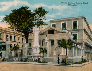古巴哈瓦那的埃尔邓普特（El Templete），摄于1920年。 作者 不明