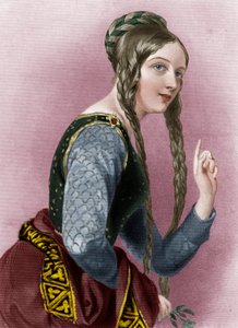 阿基坦的埃莉诺，英格兰亨利二世女王 作者 不明