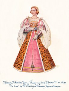 奥地利的埃莉诺，法国女王，弗朗西斯一世的第二任妻子，1911年。 作者 不明