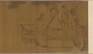 西园雅集》，明代，16世纪。 作者 不明