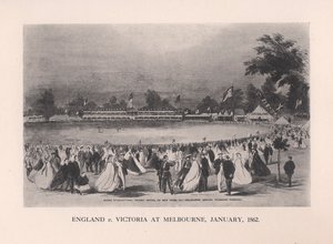 英格兰诉维多利亚1862年12月，澳大利亚墨尔本，1862年 作者 不明