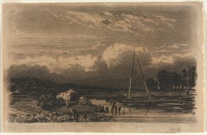 儒略·杜普雷（JulesDupré），1800年代后的英国风景。 作者 不明