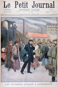 英国人参观1900年世界博览会，巴黎，1900年 作者 不明