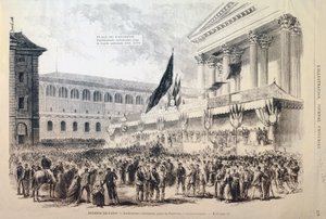 义务招募加入国民警卫队，巴黎万神殿广场，1870-1871年 作者 不明