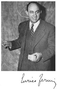 恩里科·费米（Enrico Fermi），意大利裔美国核物理学家 作者 不明
