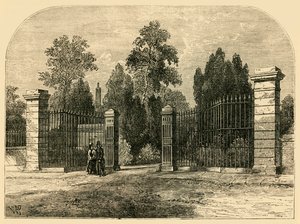 布伦普顿公墓入口，建于1876年。 作者 不明