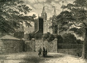 格林威治天文台入口，1840年，建于1878年。 作者 不明