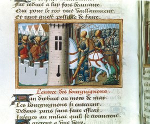 勃艮第人进入巴黎，1418年5月14日，c1484 作者 不明