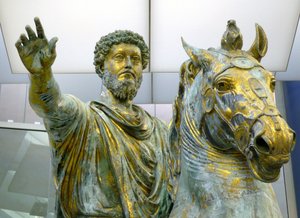 马库斯·奥雷留斯的骑马雕像，161-180年 作者 不明