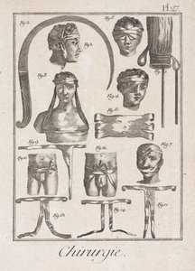 Equipment, Early-Modern Bandaging after surgery 作者 不明