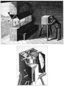 Etienne Jules Marey 1830-1903，配有电影摄影机，1903年 作者 不明