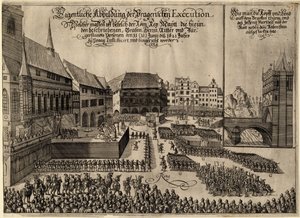 1621年6月21日，1621年6月21日在布拉格老城广场处决27名新教领袖 作者 不明