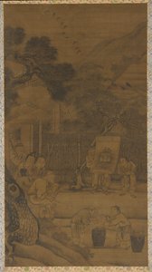 驱魔出户，明朝，16世纪。 作者 不明