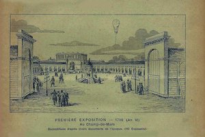 法国工业产品博览会，巴黎，1798年 来自Bon Marché ，1900年。 作者 不明