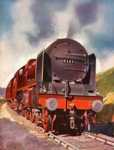 1935-36年皇家苏格兰4-6-0级特快客运机车。 作者 Unbekannt